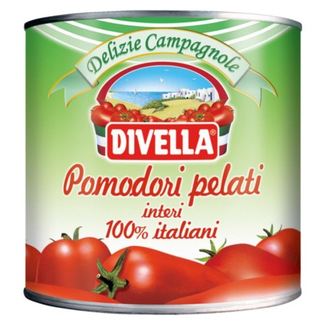 POMODORI PELATI SALSATI DIVELLA KG.2,5